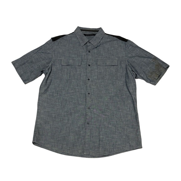 Sean John Other - Used Sean John Blue Short Sleeve Button-up Shirt Men's Sz 3X Excellent Condition